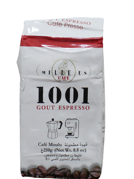 MILLE UN 1001 café 250 g
