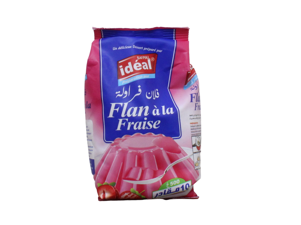 IDEAL flan a la fraise  500g