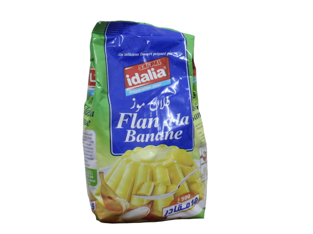 IDALIA flan a la banane 500g
