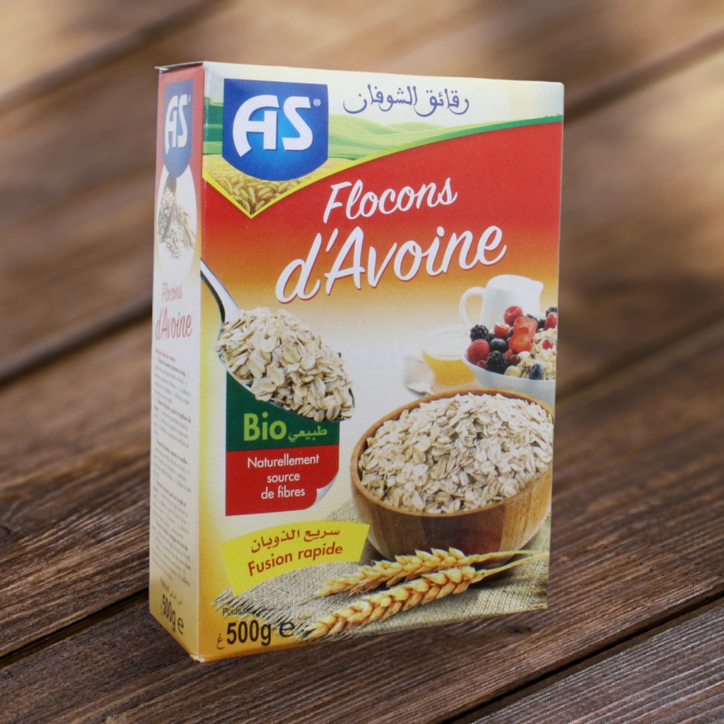 AS flocons d'avoine 500g