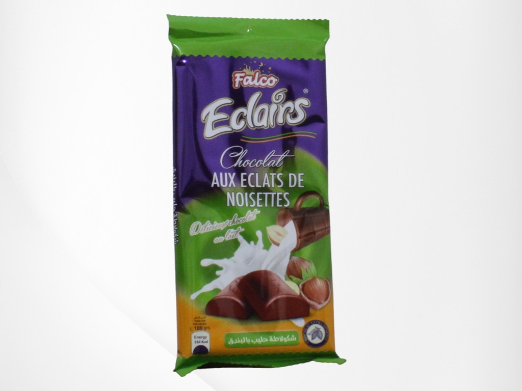 ECLAIRS chocolat au lait et noisette 100g