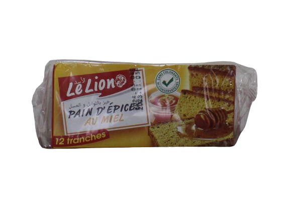 LE LION pain d'épices au miel 250g