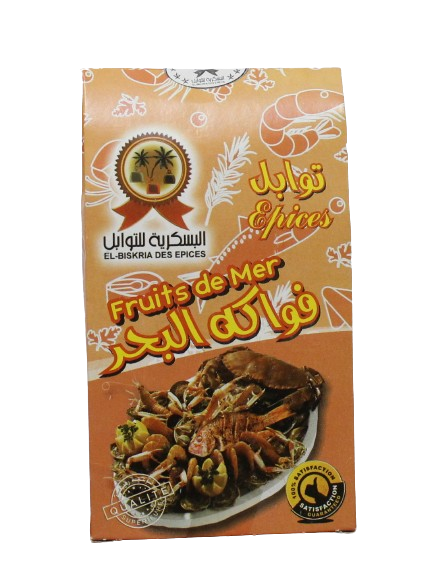 EL BISKRIA épices boitte fruits de mer  50 g