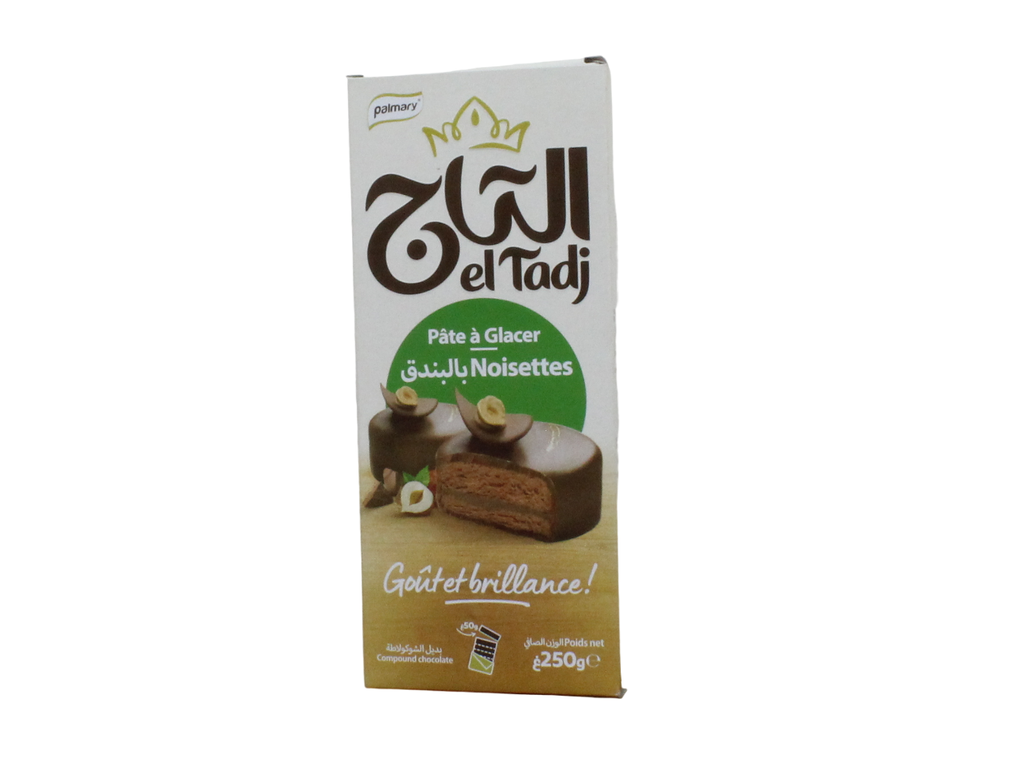 EL TADJ  glacage chocolat  noisette 250g
