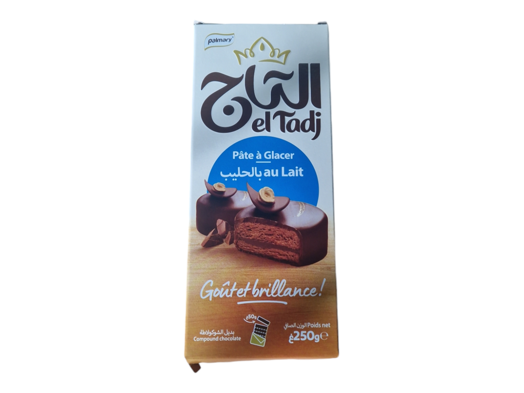EL TADJ  glacage chocolat au lait 250g