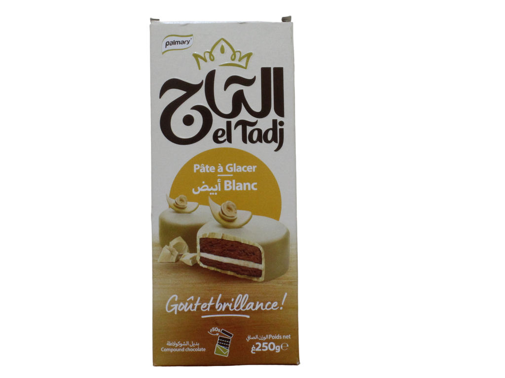 EL TADJ  glacage chocolat blanc 250g