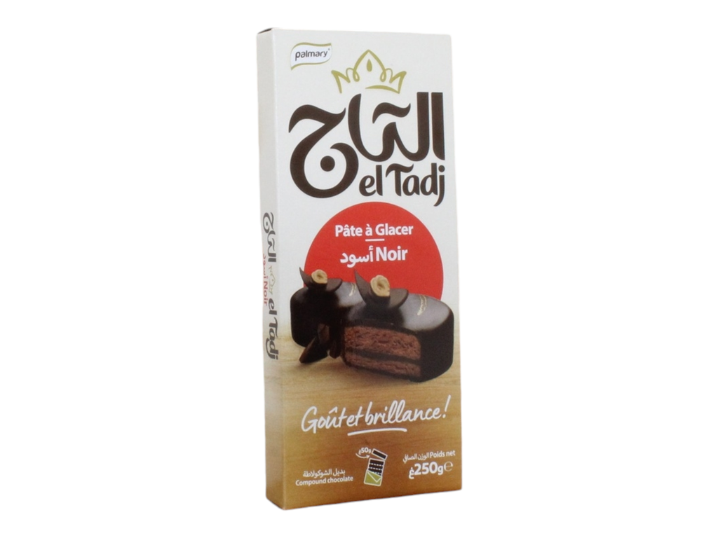 EL TADJ  glacage chocolat noir 250g