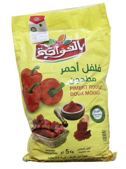 FAWAHA piment rouge doux moulu 5 kg