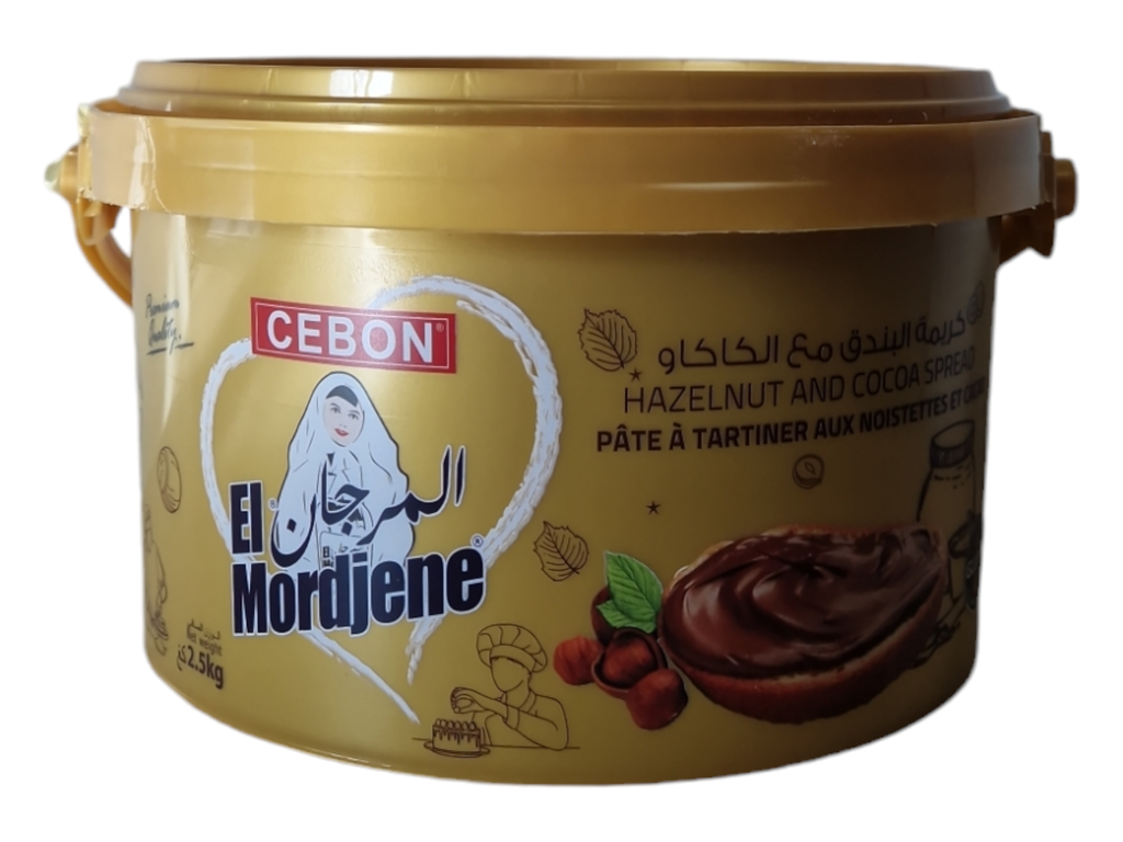 EL MORDJENE pate à tartiner aux cacao et noisette 2.5kg