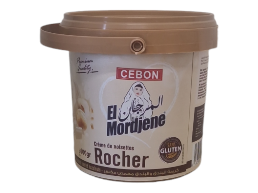 EL MORDJENE creme de noisette blanc rocher 600g