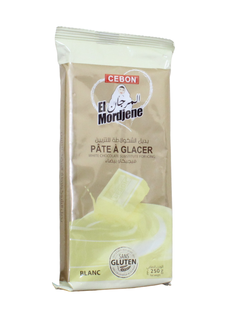 EL MORDJENE pate à glacer blanc 250g