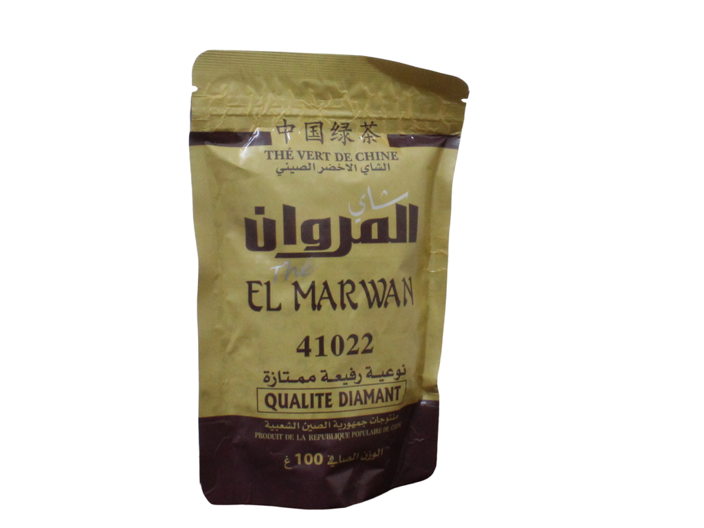 EL MARWAN diamant thé vert fin 100g sac