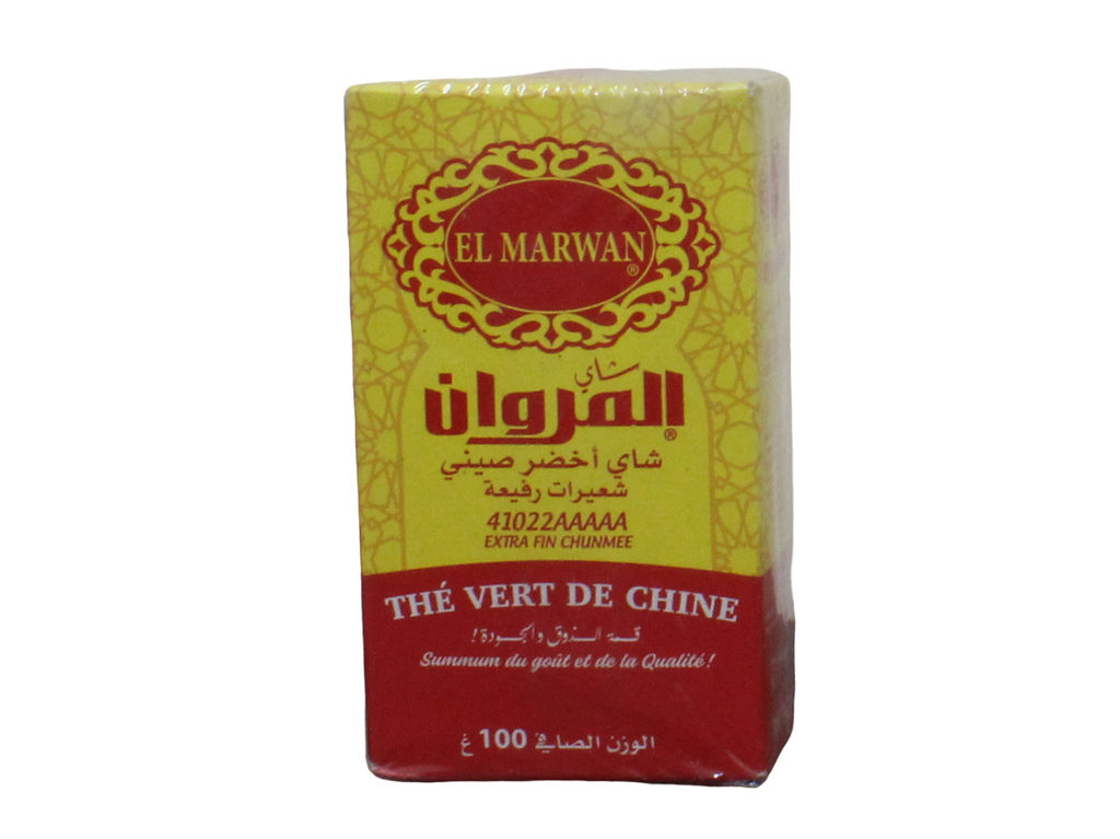 EL MARWAN thé vert fin 100g boite