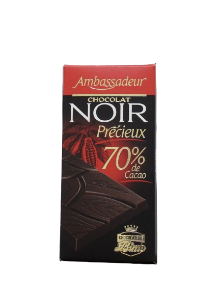 AMBASSADEUR chocolat noir précieux 70% cacao