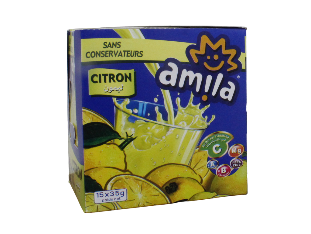 AMILA  jus en poudre  citron15g