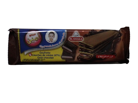 AMIN gaufrette chocalat 50g