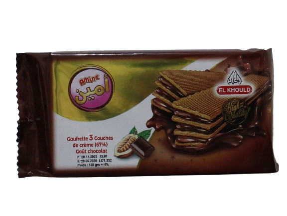 AMIN gaufrette chocalat 150g