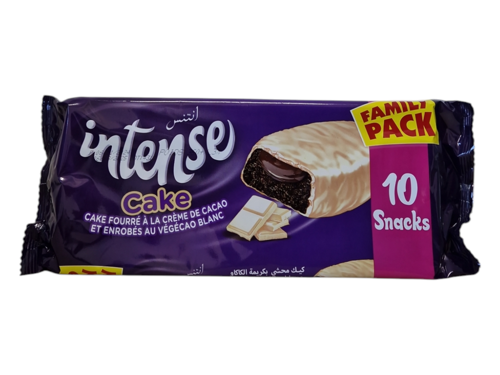INTENSE cake enrobés au végécao blanc family