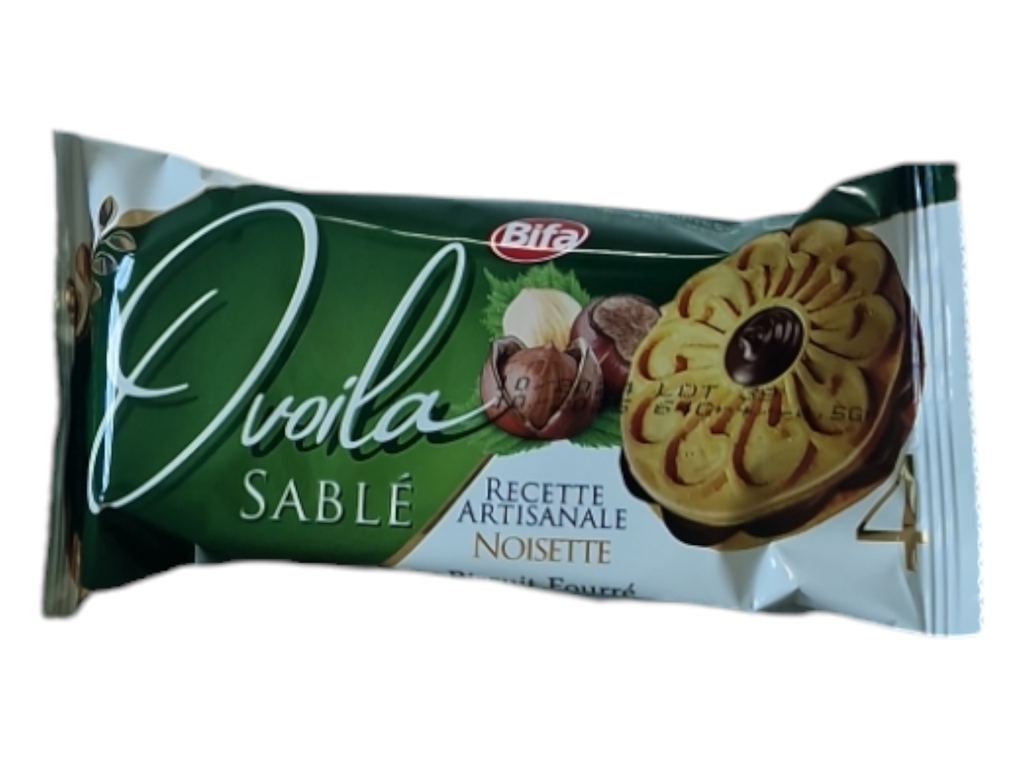 OVOILA sablé biscuit a la crème de noisette