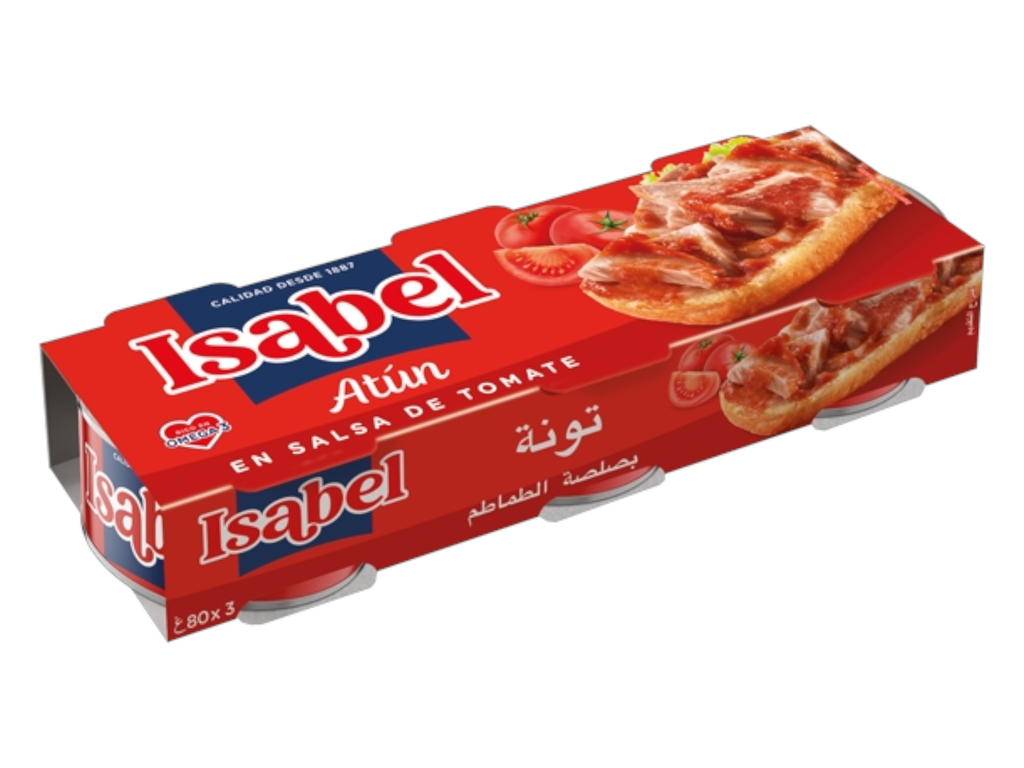 ISABEL thon a la sauce tomate 65g*3
