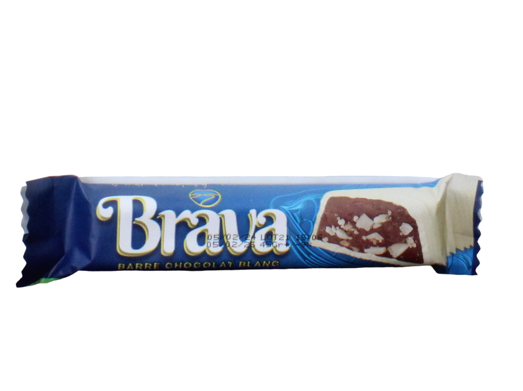 BRAVA barre chocolat blanc 45g