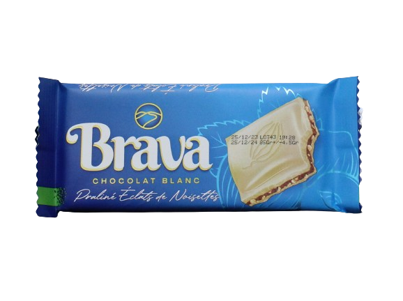 BRAVA chocolat blanc éclats de noisettes