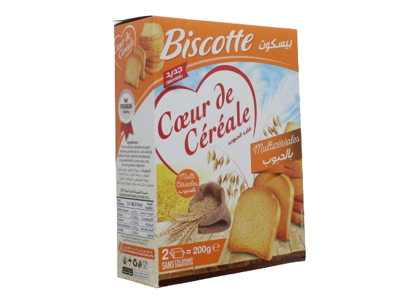 BISCOTTE cœur de céréale multicéréales 200 g