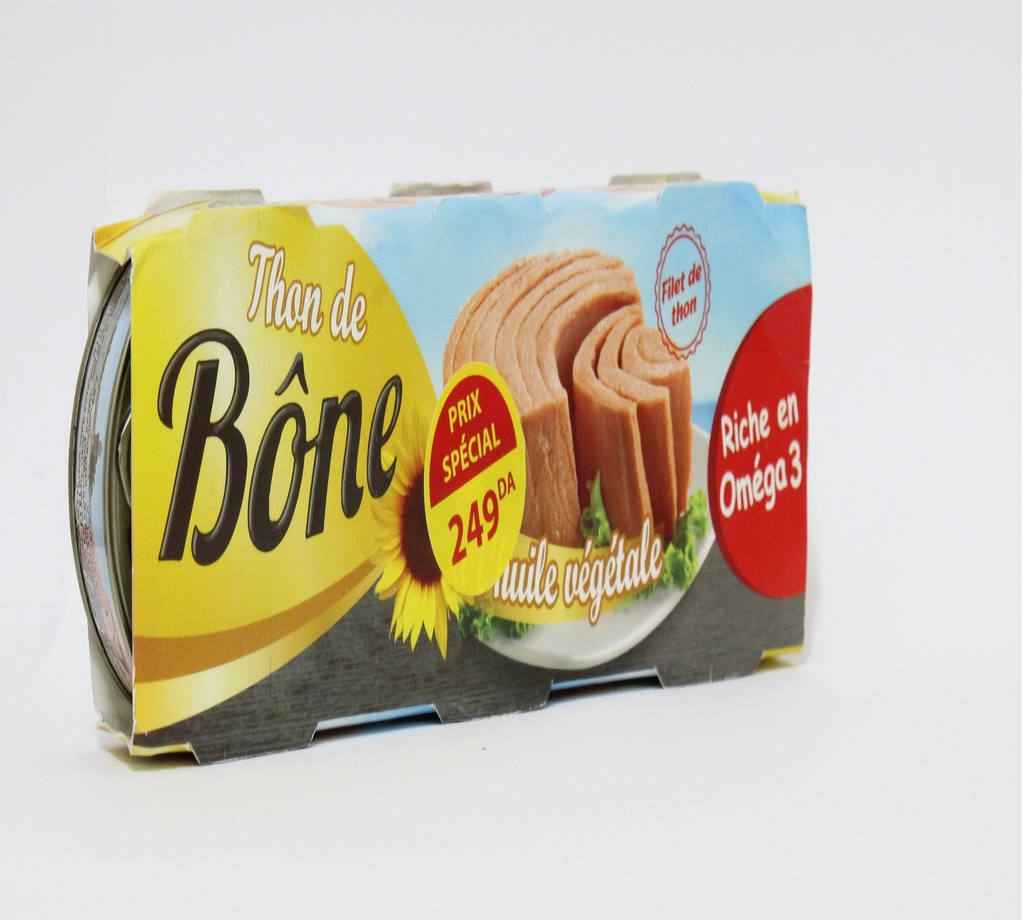BONE thon à l'huile végétale 65g