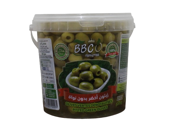 BBC olives vertes dénoyautées 750g