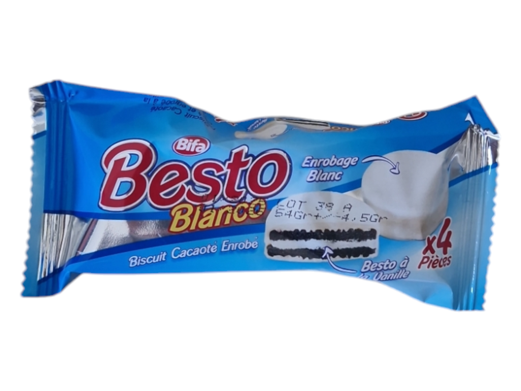 BESTO blanco biscuit *4p