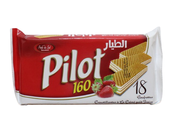 PILOT gaufrette fraise 20p