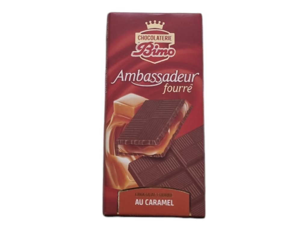 BIMO ambassadeur chocolat fourré au caramel