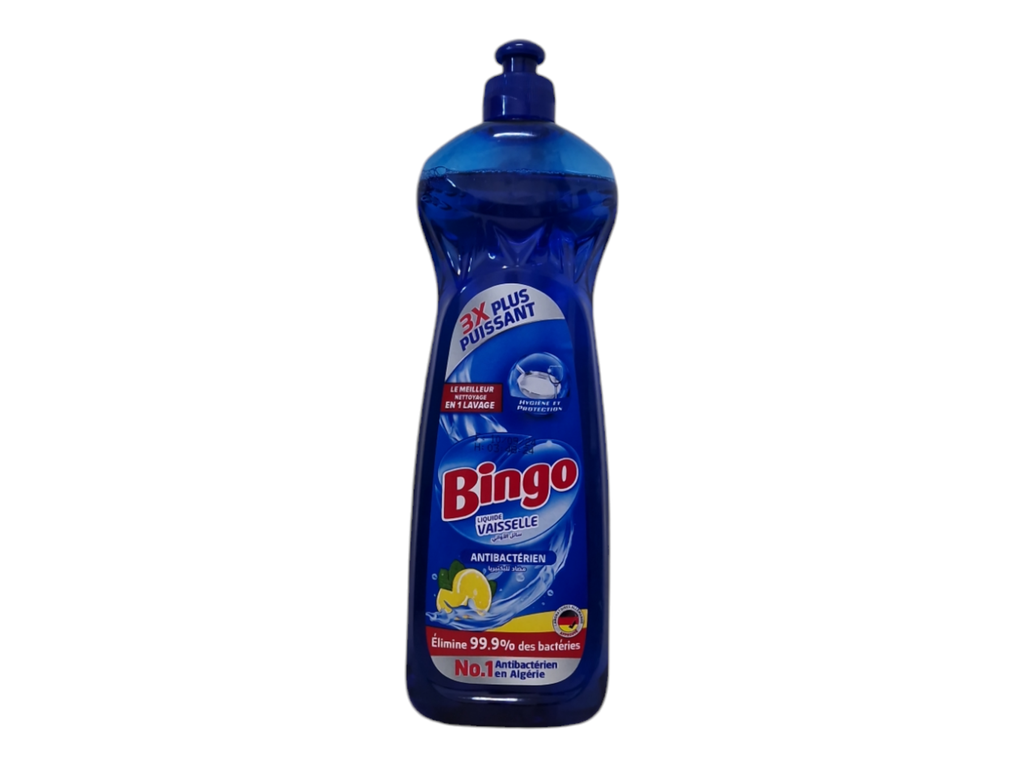 BINGO liquide vaisselle bleu 600ml