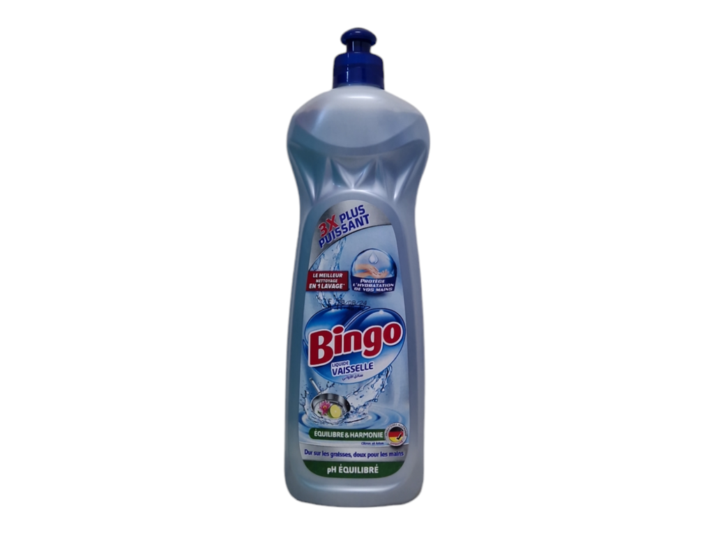 BINGO liquide vaisselle gris 600ml