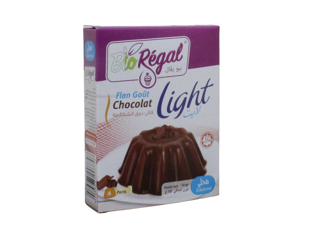 BIO REGAL  flan chocolat light 10g