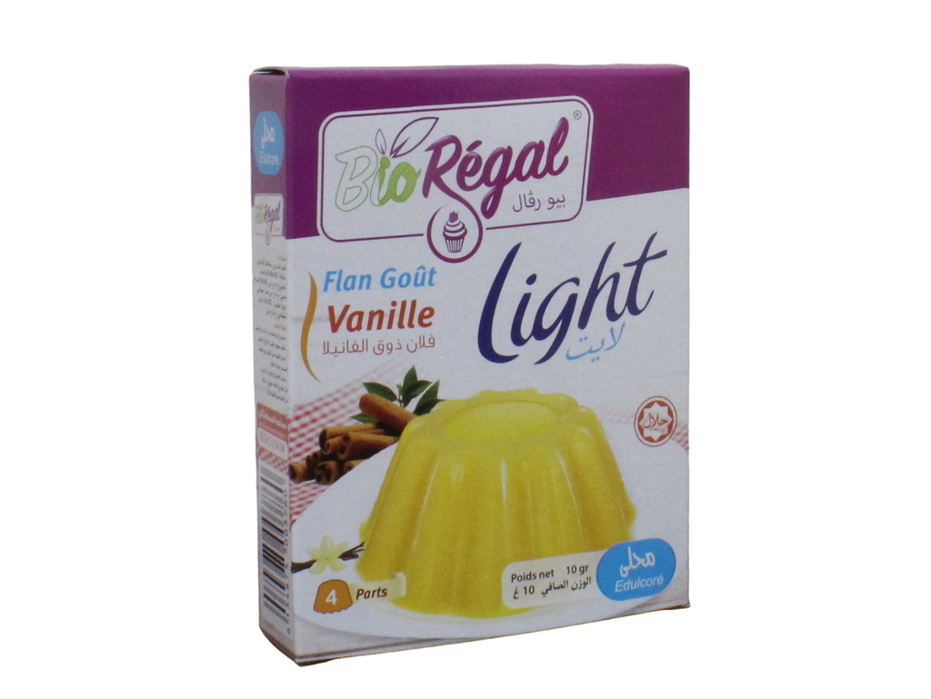 BIO REGAL  flan vanille light 10g