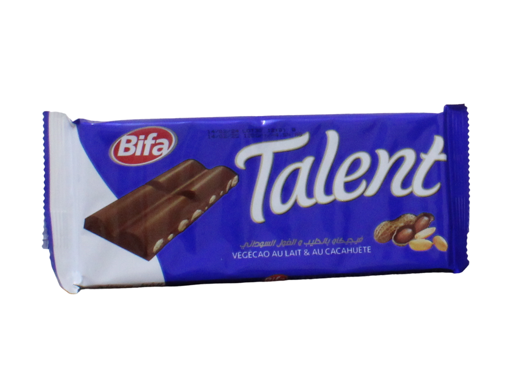 TALENT chocolat au cacahuète 120g