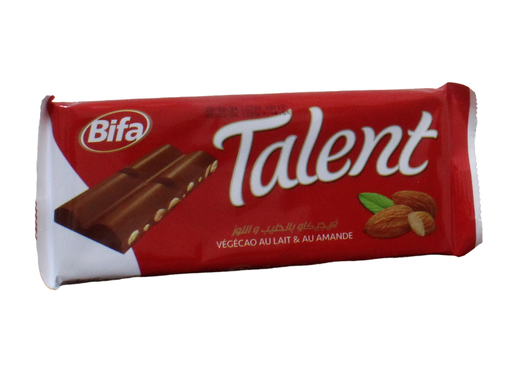 TALENT chocolat au amande 120g
