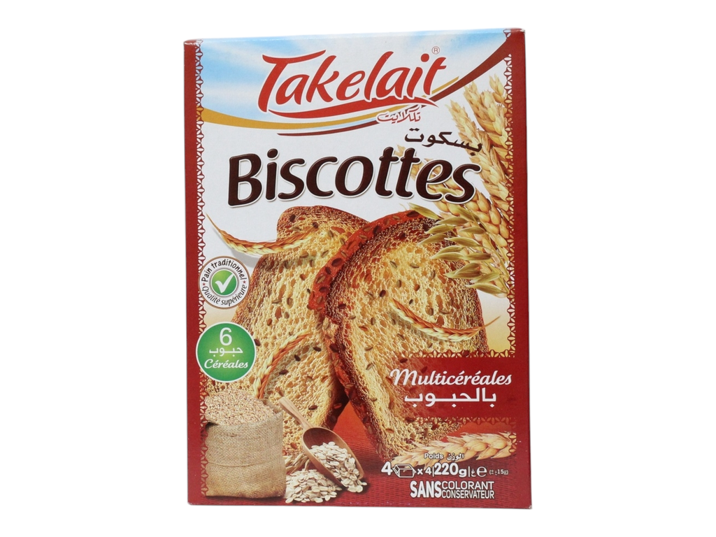 TAKELAIT biscottes multicéréales 220g