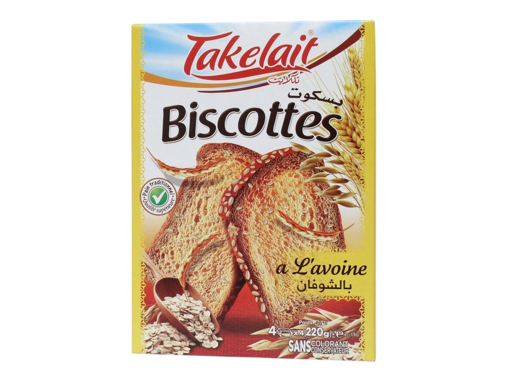 TAKELAIT biscottes à l'avoine 200g