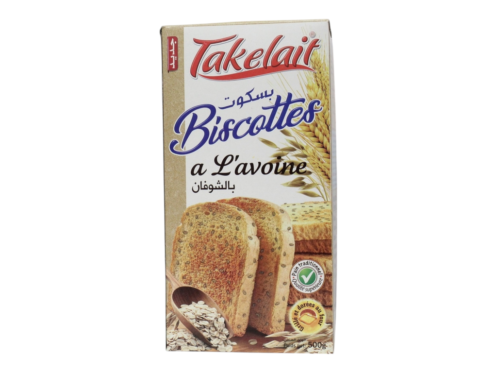 TAKELAIT biscottes à l'avoine 500g