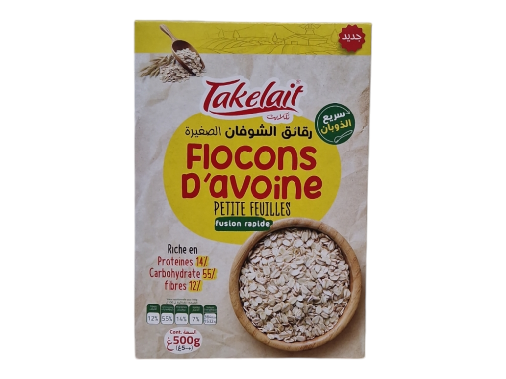 TAKELAIT flocons d'avoines 500g