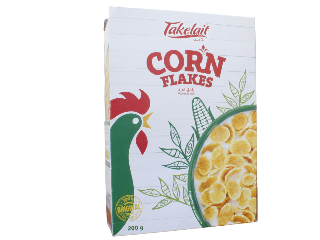 TAKELAIT corn flakes flocons de mais 200g