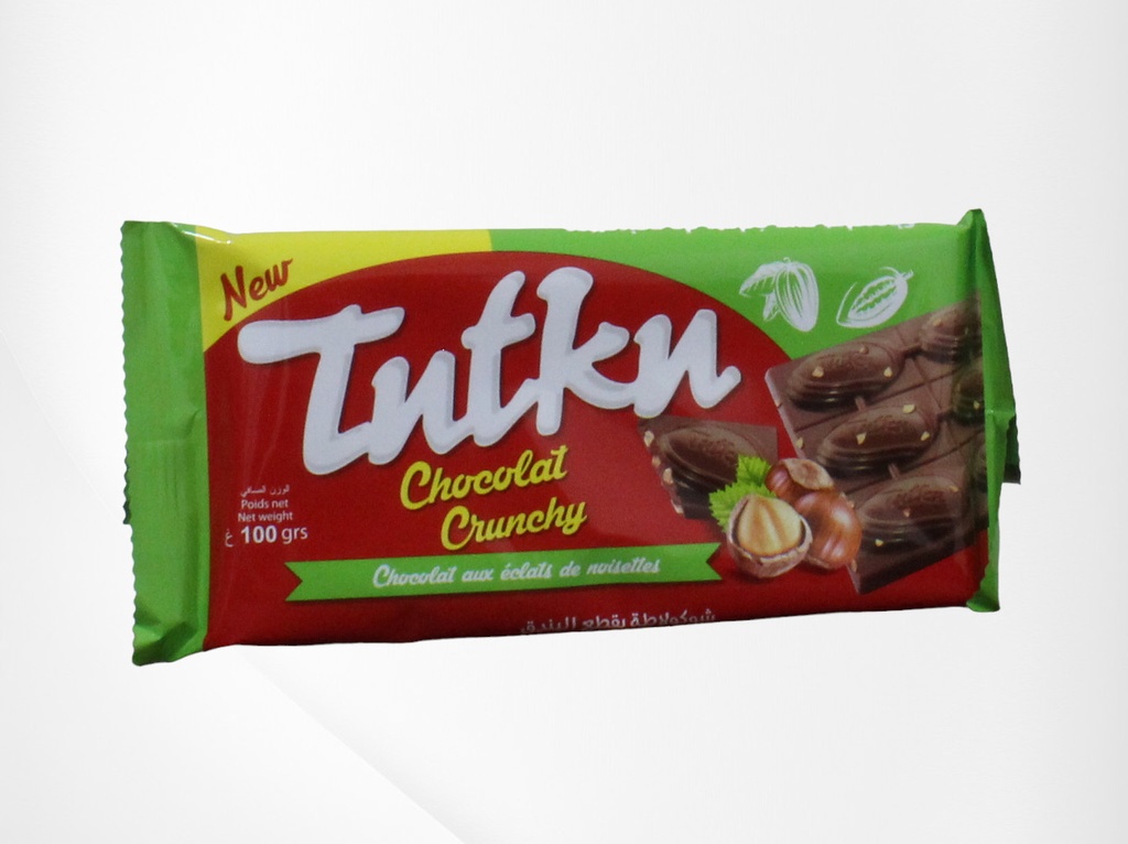 TUTKU chocolat crunchy aux noisette 100g