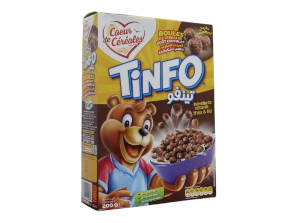 TINFO choco cœur de céréales 200 g