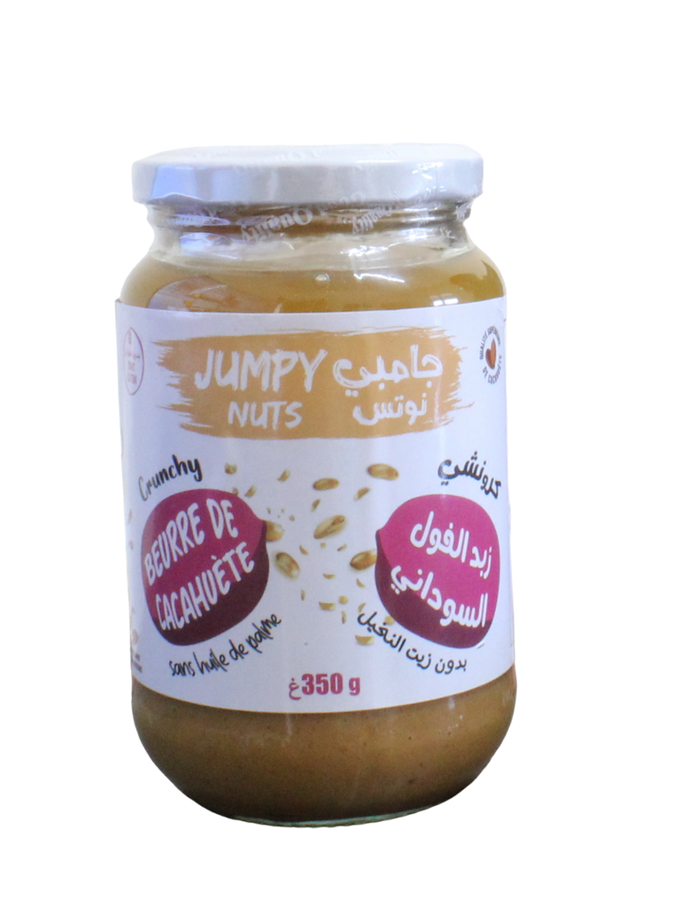 JUMPY NUTS beurre de cacahuète crunchy 350g
