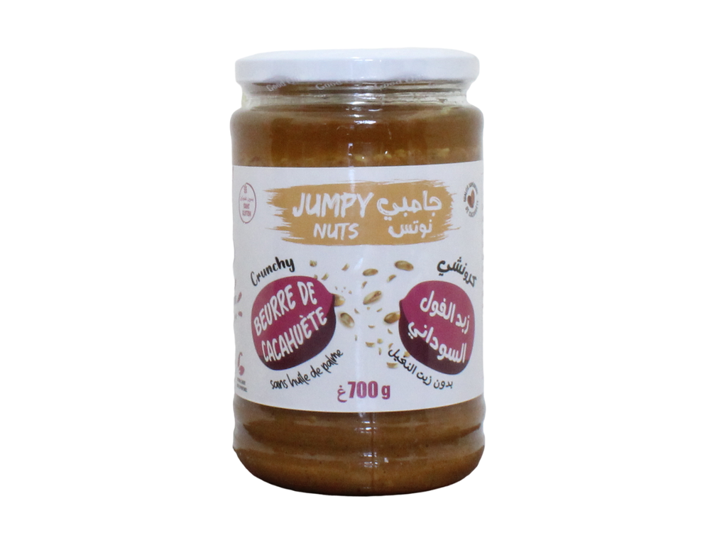 JUMPY NUTS beurre de cacahuète crunchy 700g