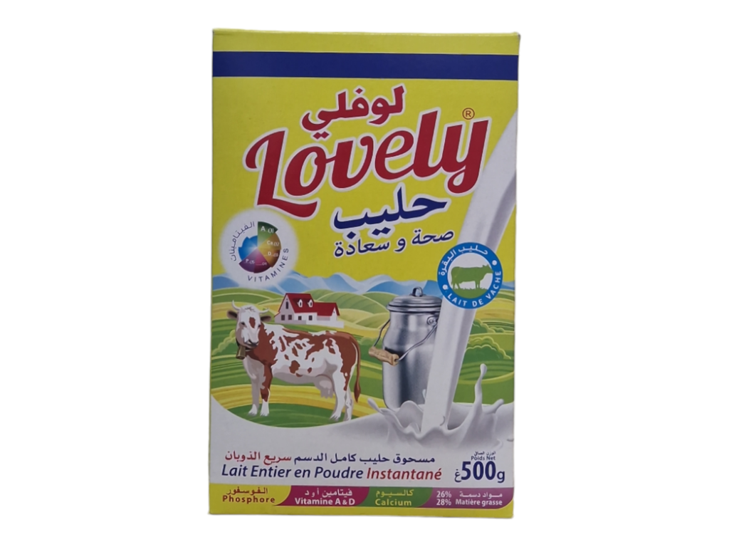 LOVELY lait poudre boite 500g