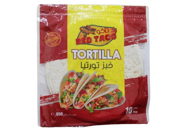 RED TACO pin tortilla 10ps