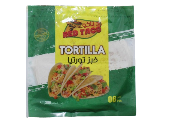 RED TACO pin tortilla 6ps